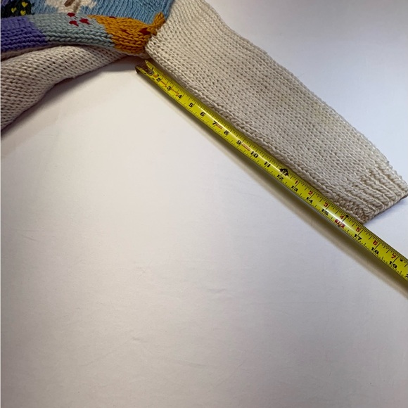 Charming Landscape Knit Cardigan Women’s Size S/M - Picture 6 of 8